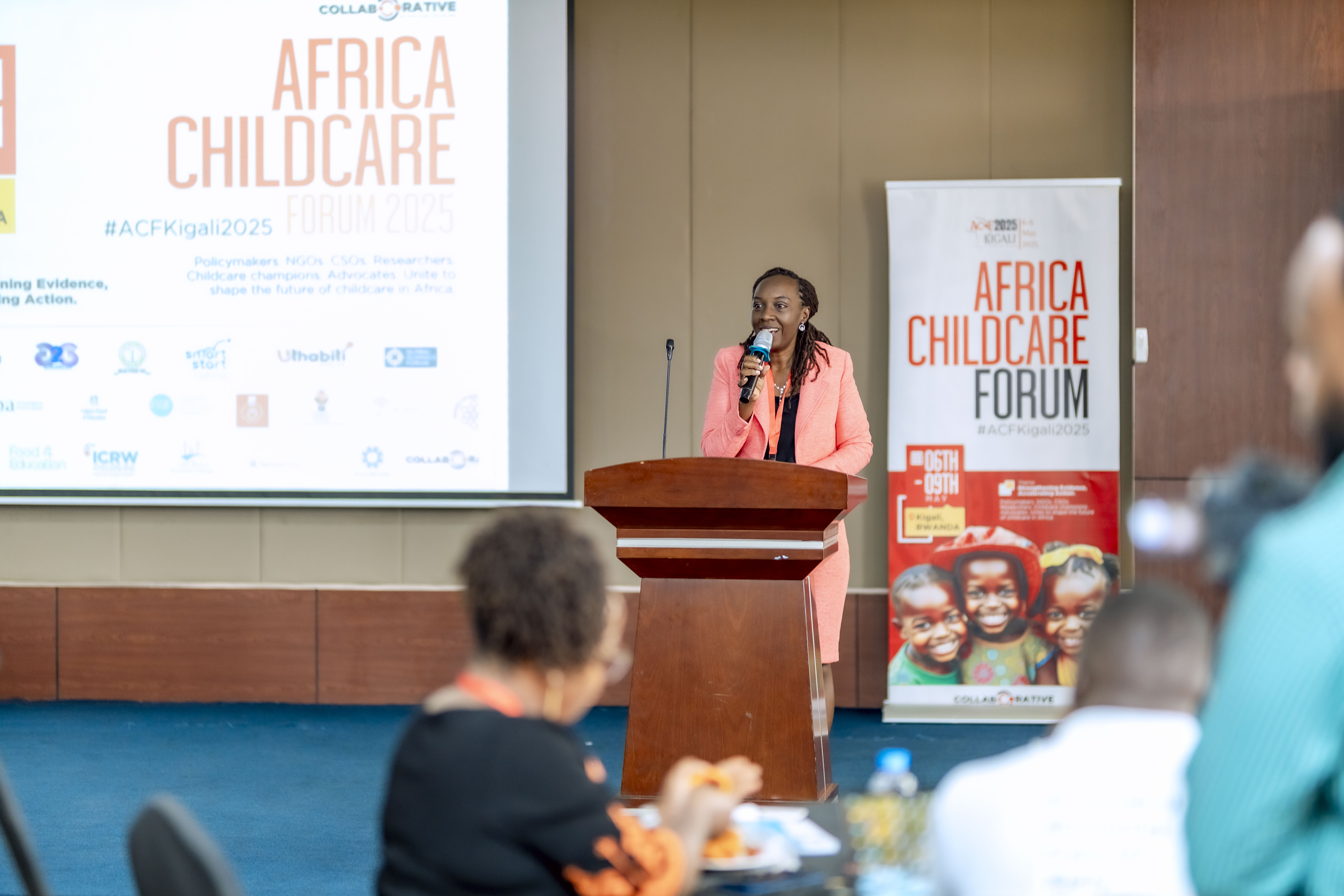 Hero image of the Africa Childcare Forum Kigali 2025 event