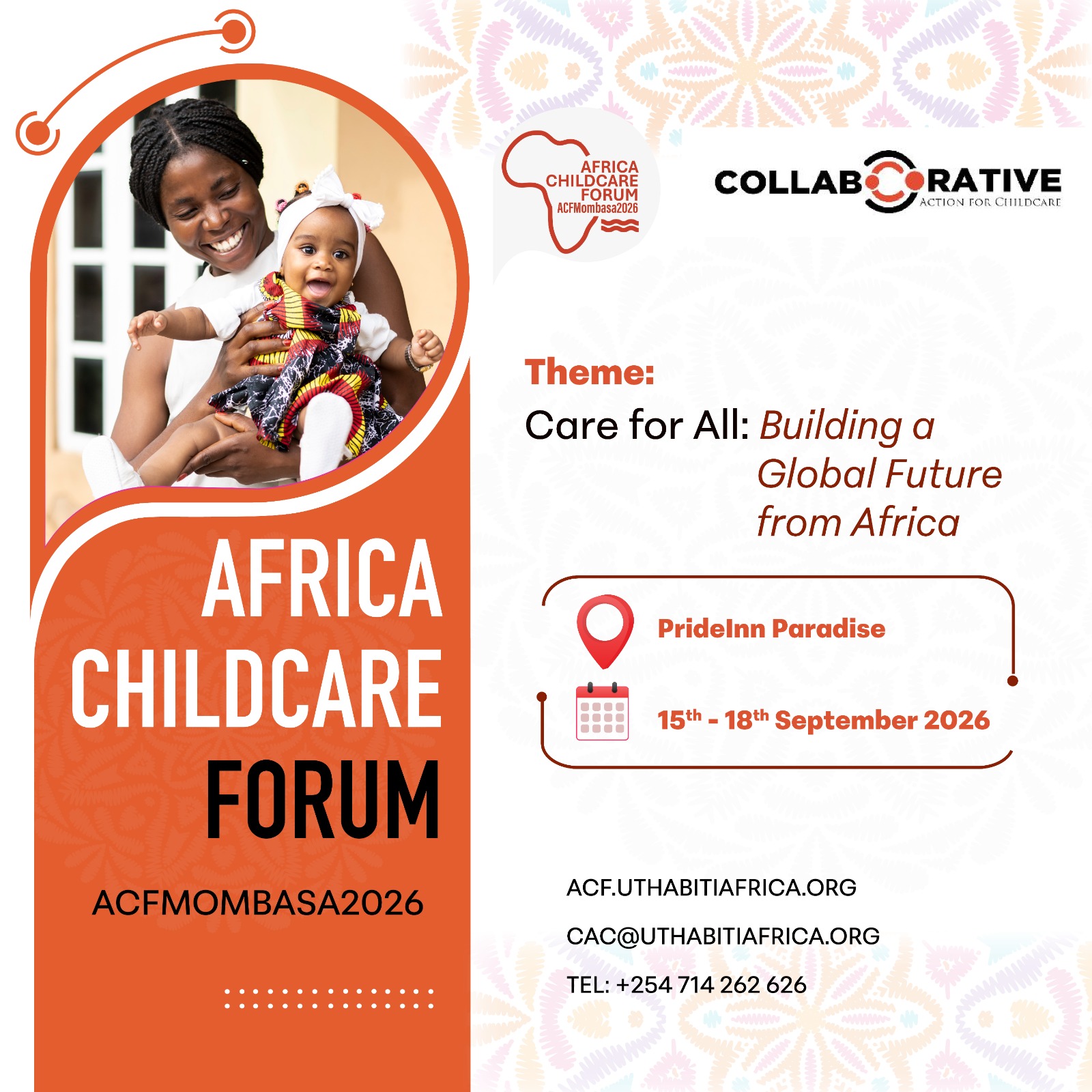 Africa Childcare Forum 2025 Event Poster